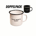 TrueNorth Emaille-Tasse 350ml Doppelpack