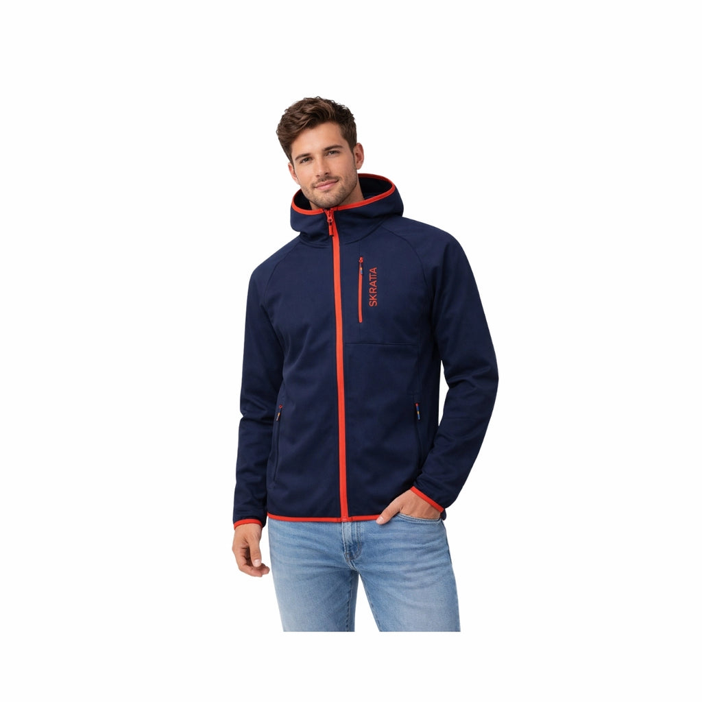 Skratta Softshelljacke Herren mit Kapuze Bente