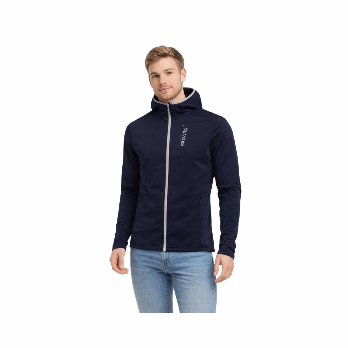 Skratta Powerstretch Second Layer mit Kapuze Herren Thyra