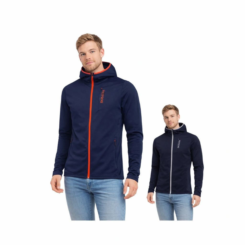 Skratta Powerstretch Second Layer mit Kapuze Herren Thyra