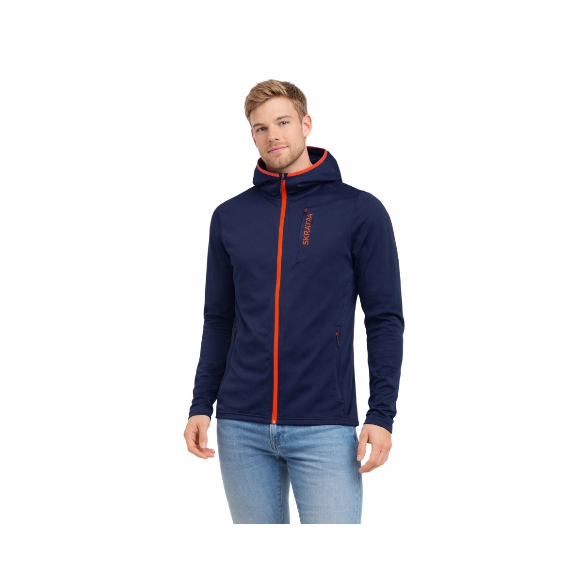 Skratta Powerstretch Second Layer mit Kapuze Herren Thyra