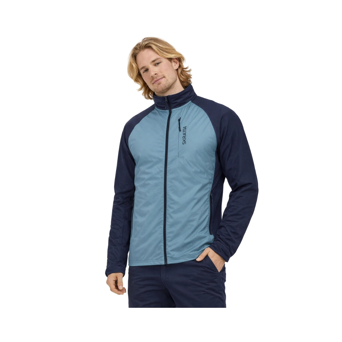 Herren Fleecejacke Hybrid Stretch Vilda Second Layer