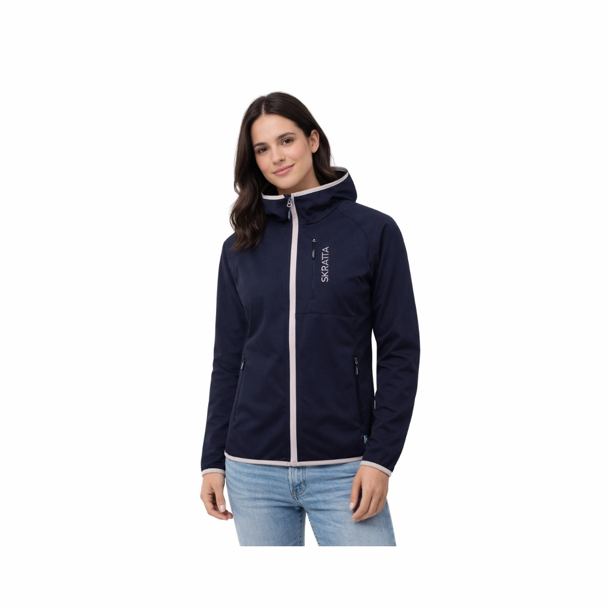 Skratta Softshelljacke Damen mit Kapuze Bente