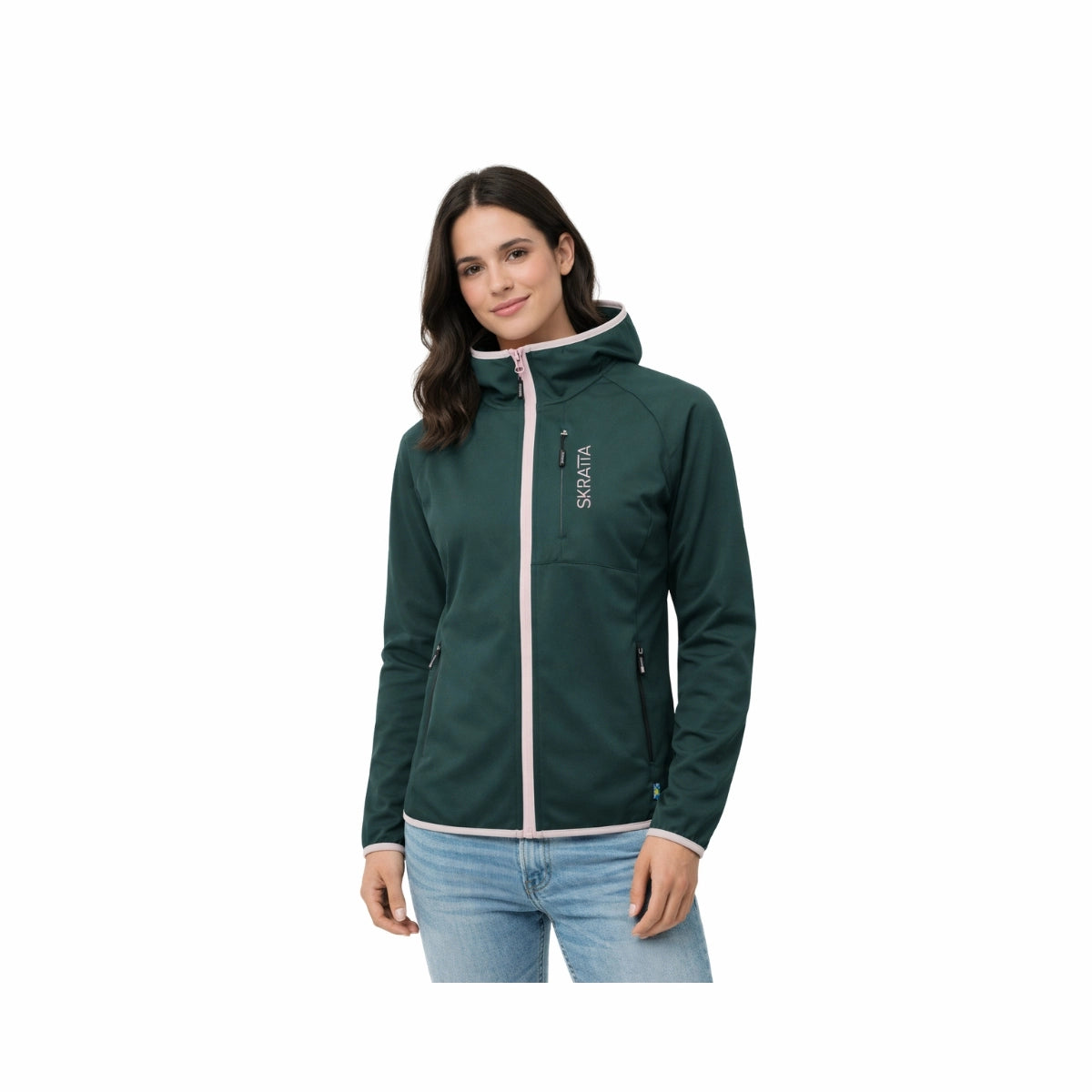 Skratta Softshelljacke Damen mit Kapuze Bente