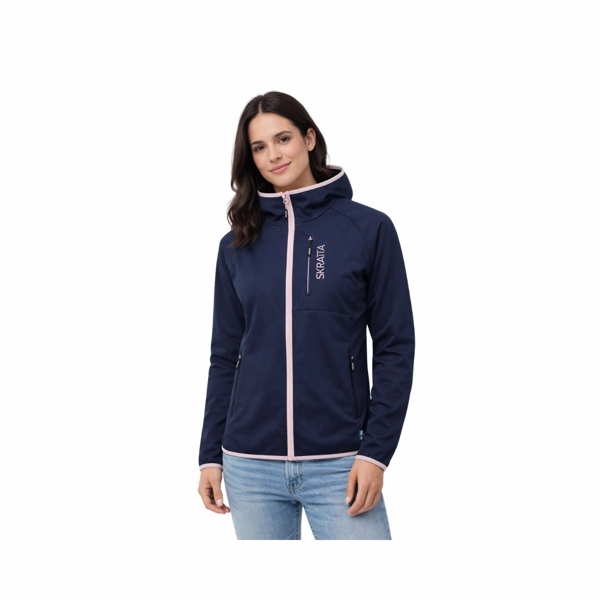 Skratta Softshelljacke Damen mit Kapuze Bente