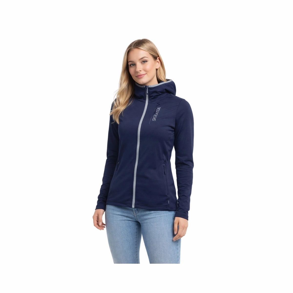 Skratta Powerstretch Second Layer mit Kapuze Damen Thyra