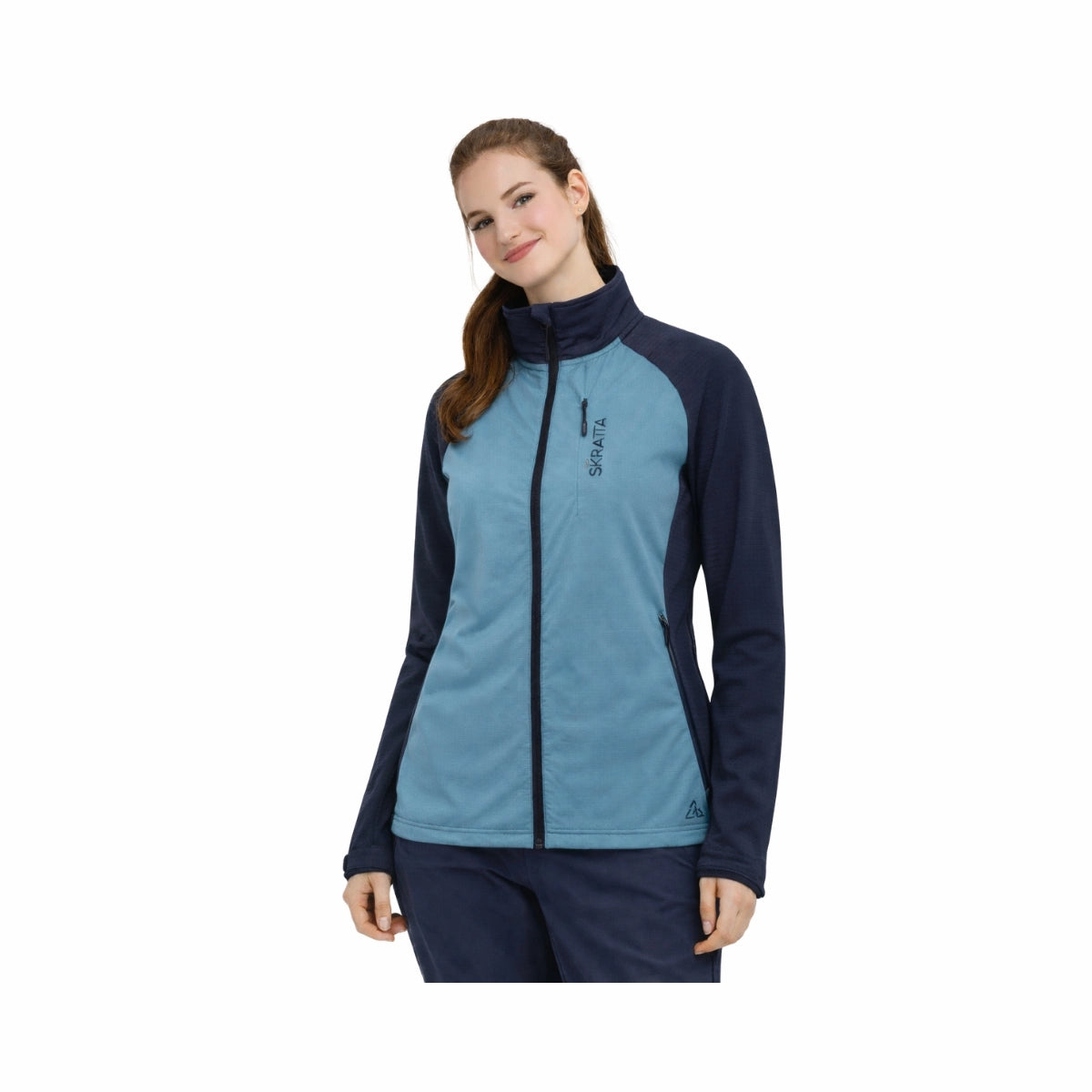 Damen Fleecejacke Hybrid Stretch Vilda Second Layer