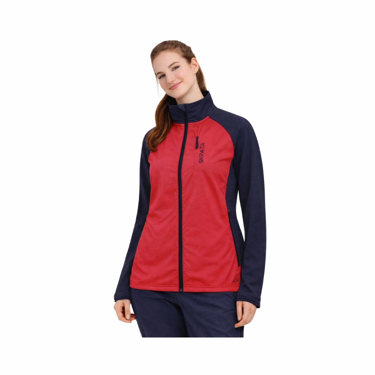 Damen Fleecejacke Hybrid Stretch Vilda Second Layer