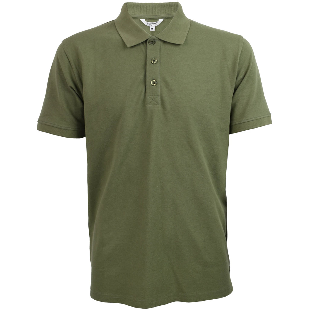 Revival Poloshirt Unisex Piké Baumwolle