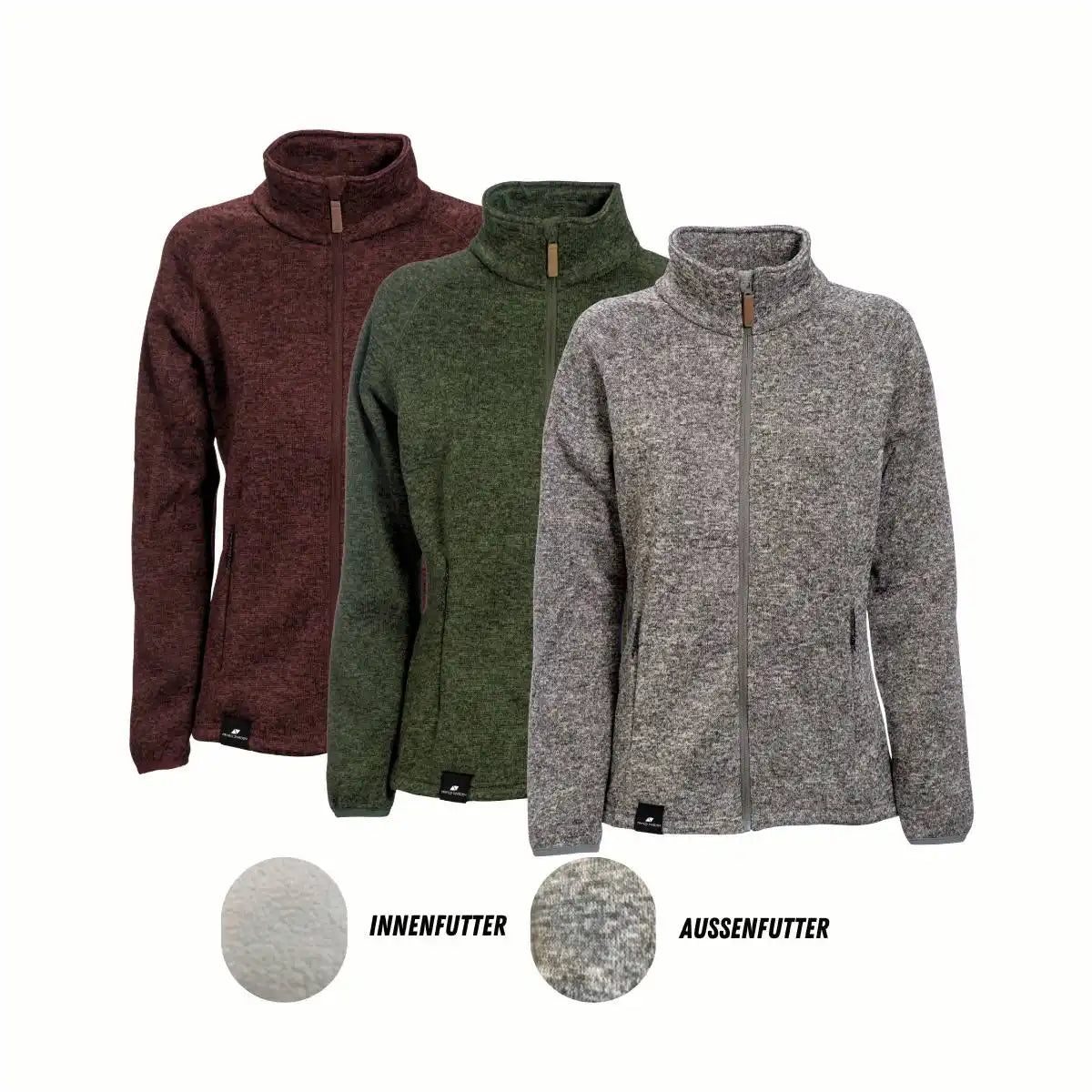 Frivild Sweden Strickfleecejacke