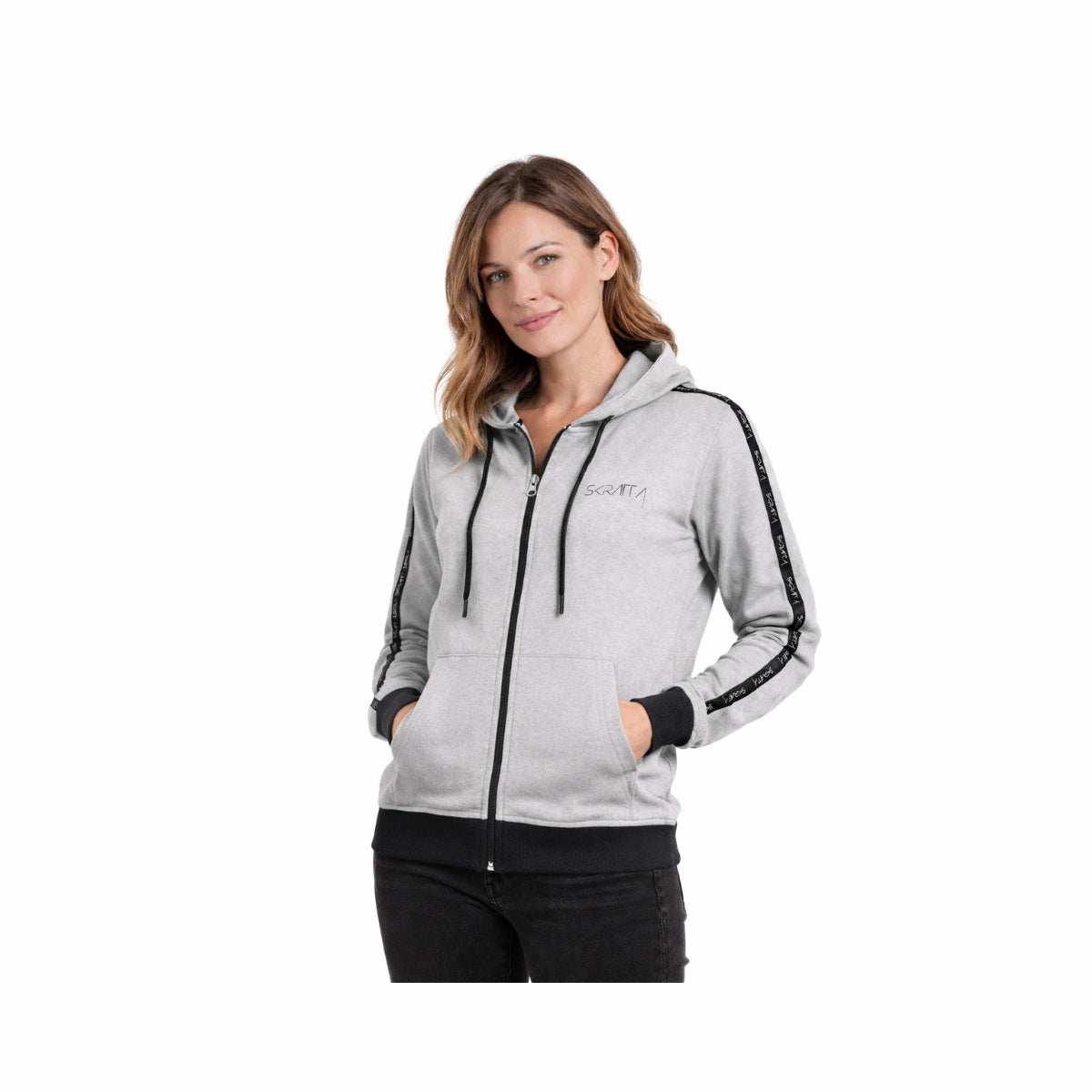 Skratta Damen Hoodie mit Reißverschluss Nova