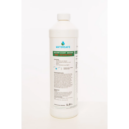 1 Ltr. AriOn Frivild Sweden Watersafe 375ppm Wasseraufbereitung, Outdoor-Wasserreiniger für sicheres Trinkwasser