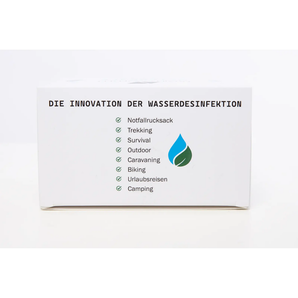 AriOn Watersafe Beutel 20Stk. a 10ml Frivild Sweden Watersafe 375ppm Wasseraufbereitung, Outdoor-Wasserreiniger