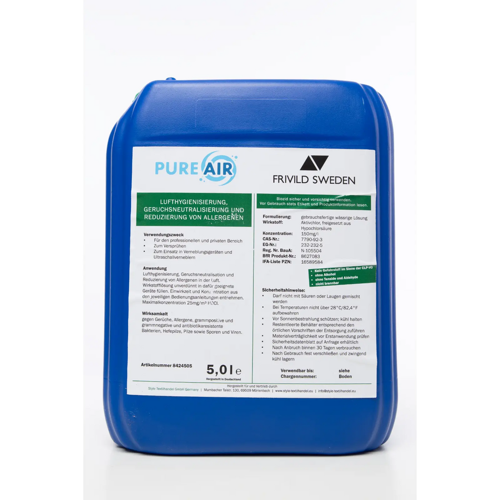 5 Ltr. PureAir 150ppm Desinfektionsmittel Luftreinigungsmittel
