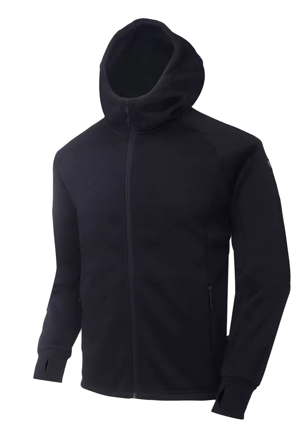 Skratta Strickfleecejacke Herren mit Kapuze Liska