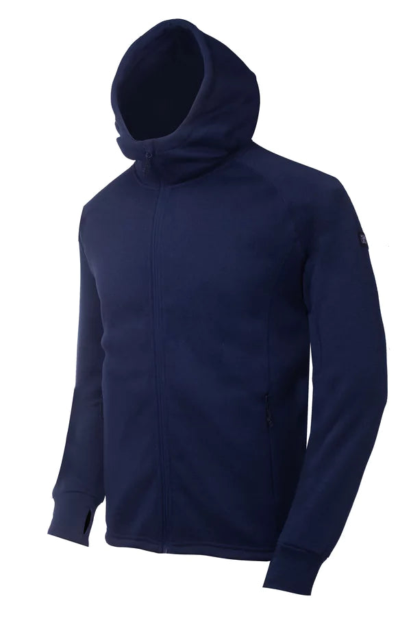 Skratta Strickfleecejacke Herren mit Kapuze Liska