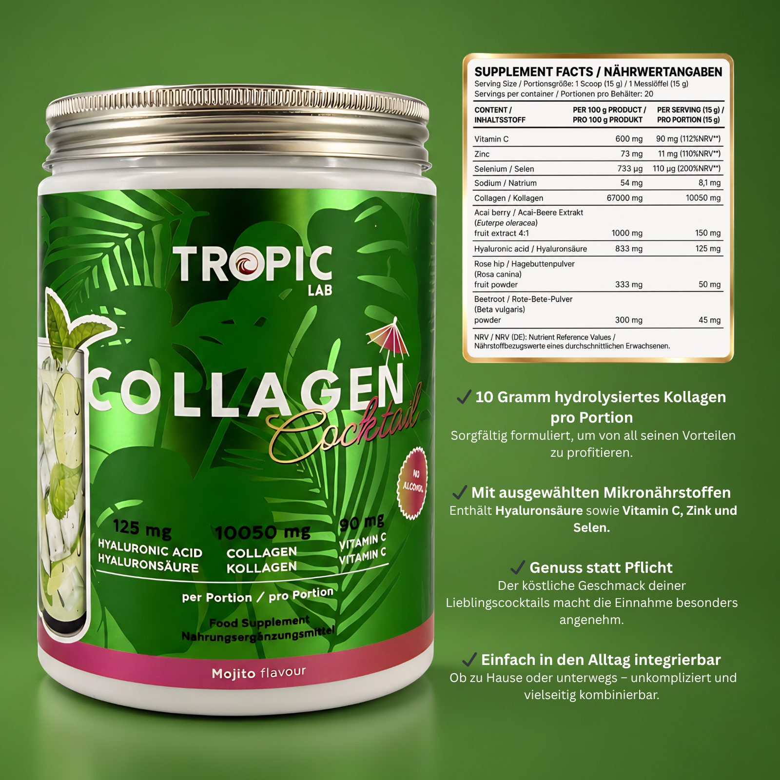 Tropic Lab Collagen Mojito