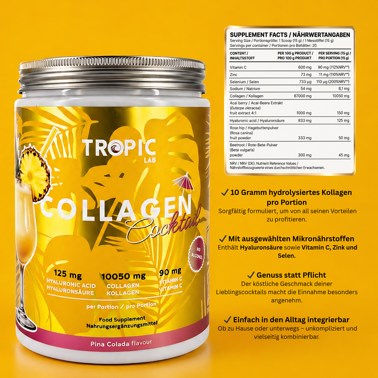 Tropic Lab Collagen Pina Colada