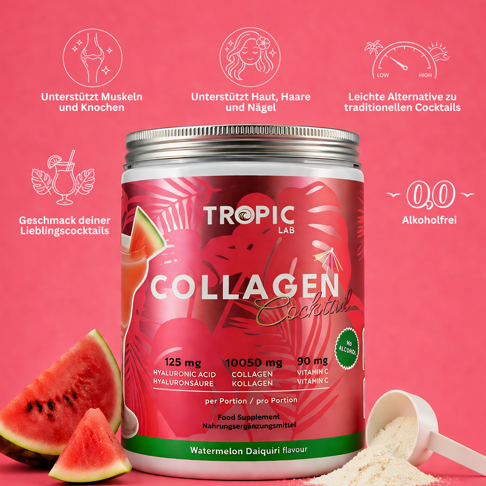 Tropic Lab Collagen Watermelon Daiquiri