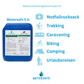5 Ltr. AriOn Frivild Sweden Watersafe 375ppm Wasseraufbereitung, Outdoor-Wasserreiniger