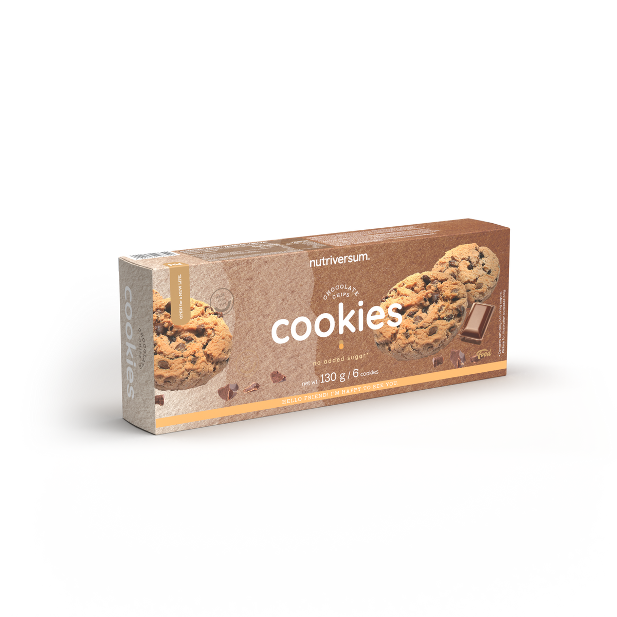 Nutriversum Cookies Chocolate Chips 6 Cookies