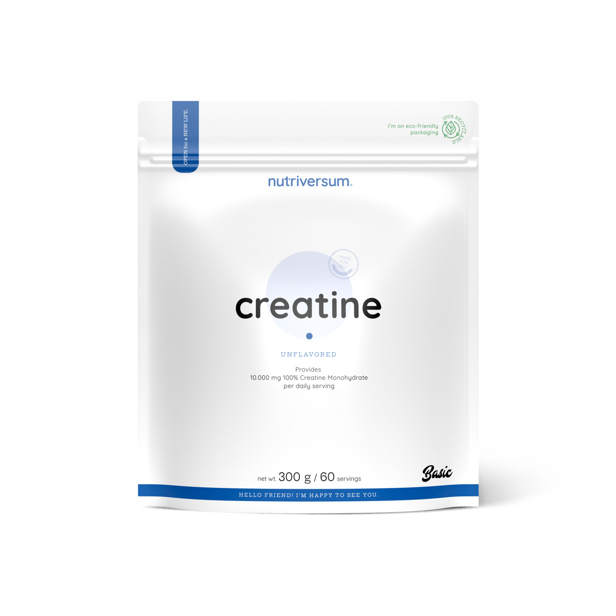 Nutriversum Creatine Basic Geschmacksneutral 300gr