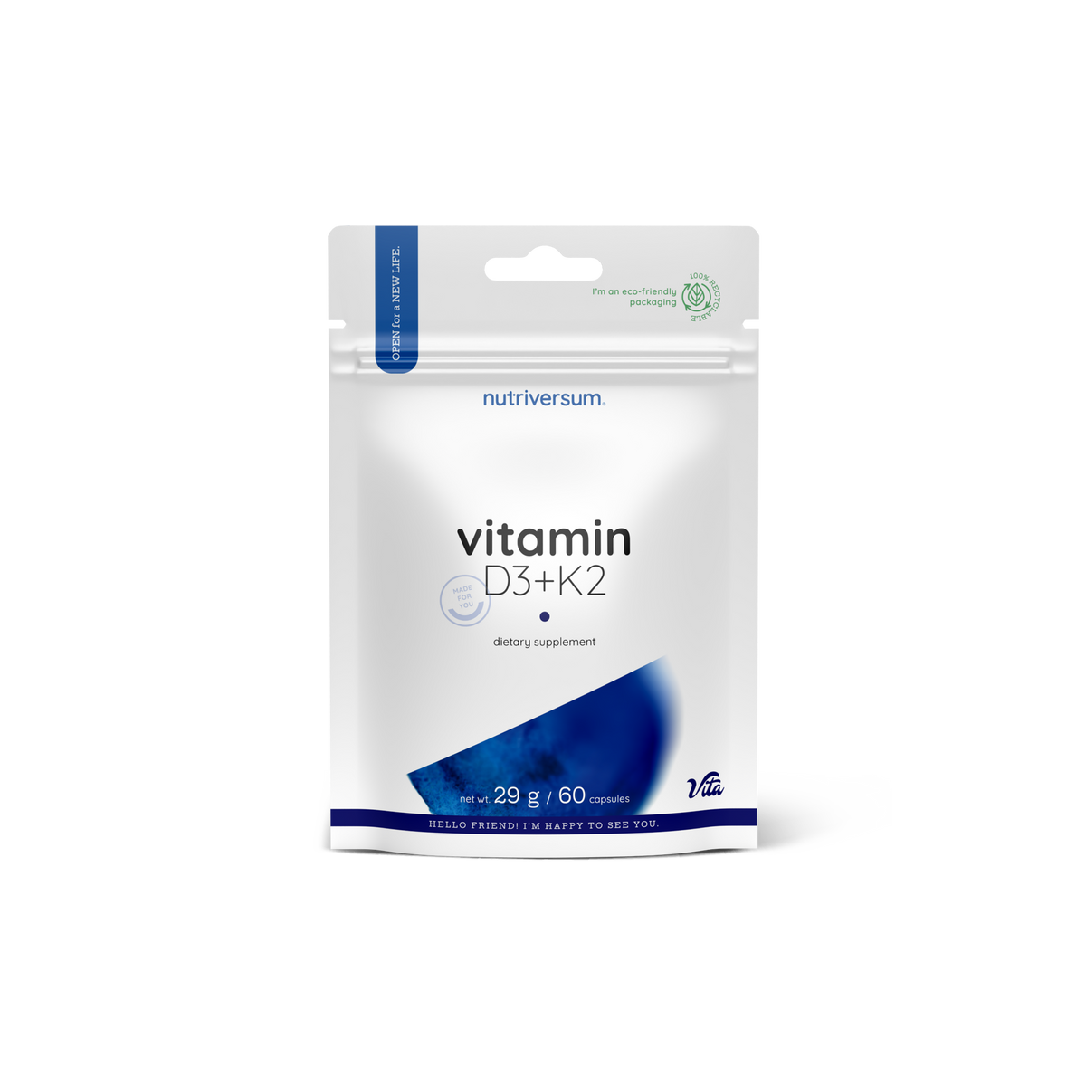 Nutriversum D3 + K2 Vitamin 60 Kapseln