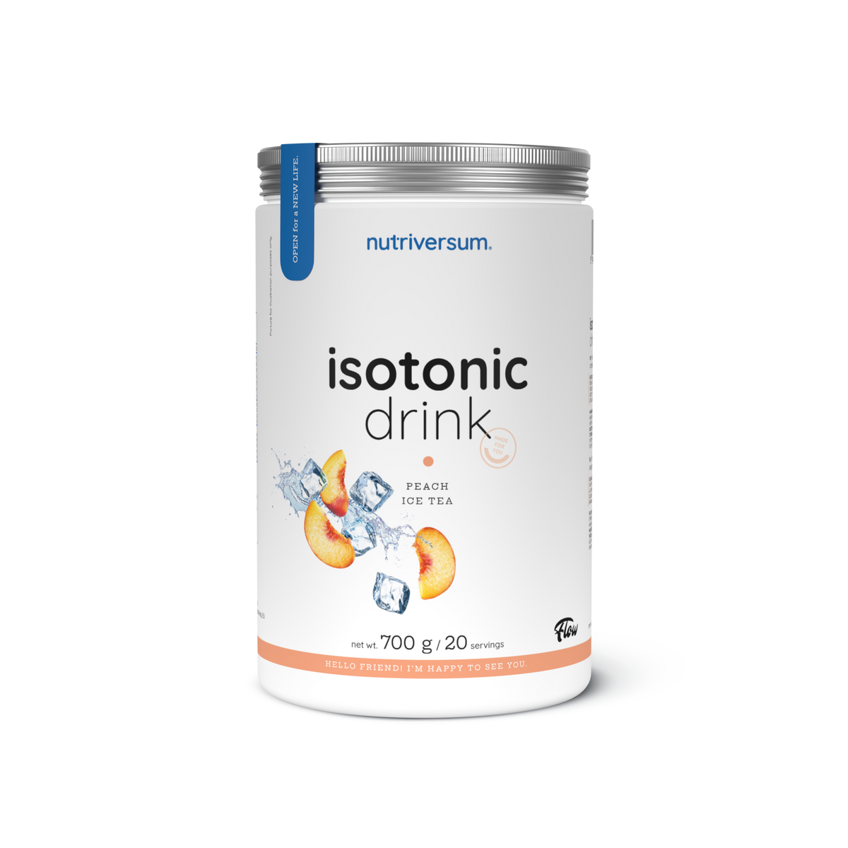 Nutriversum Isotonic Drink - Flow Pfirsicheistee 700gr