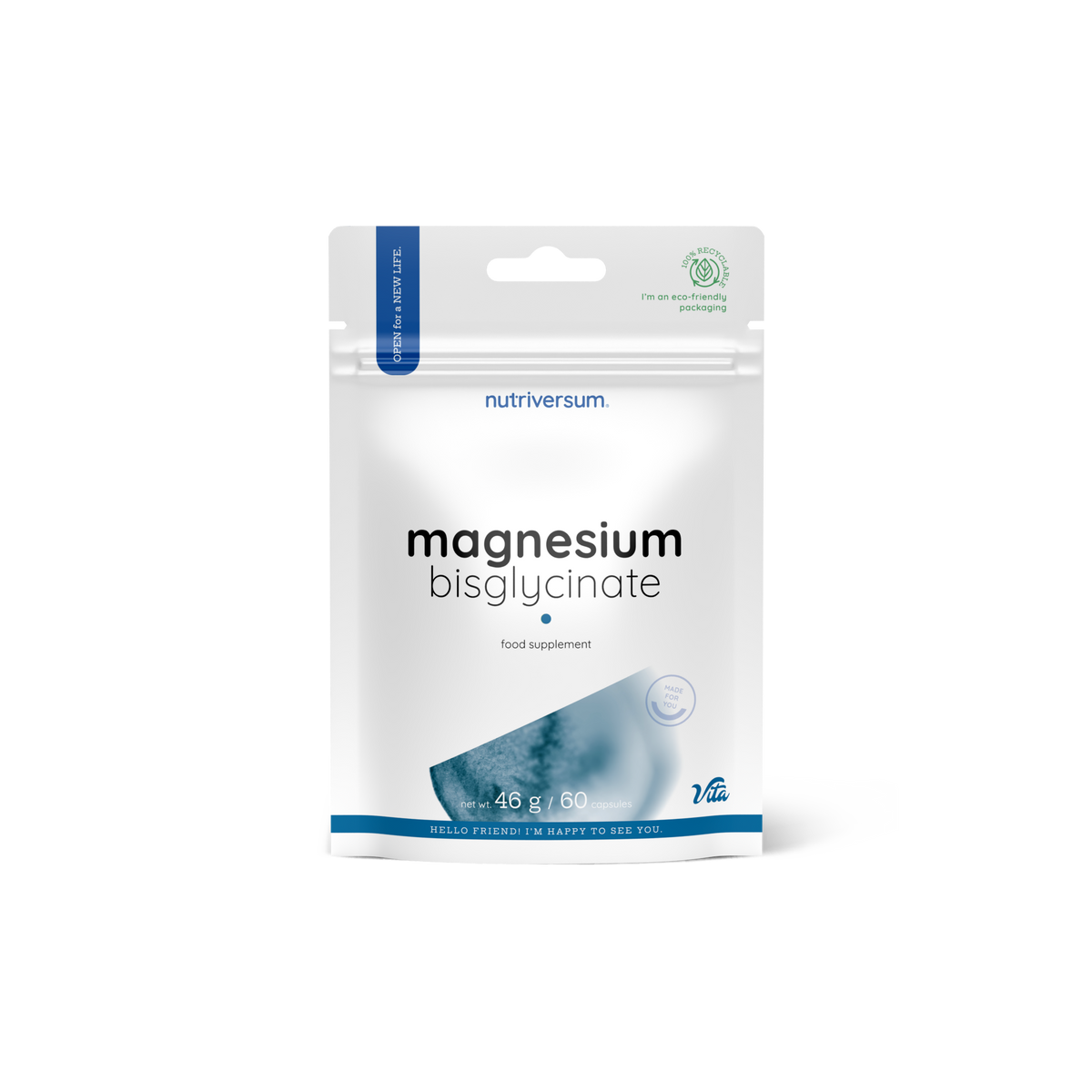 Nutriversum Magnesium Bisglycinate 60 Kapseln