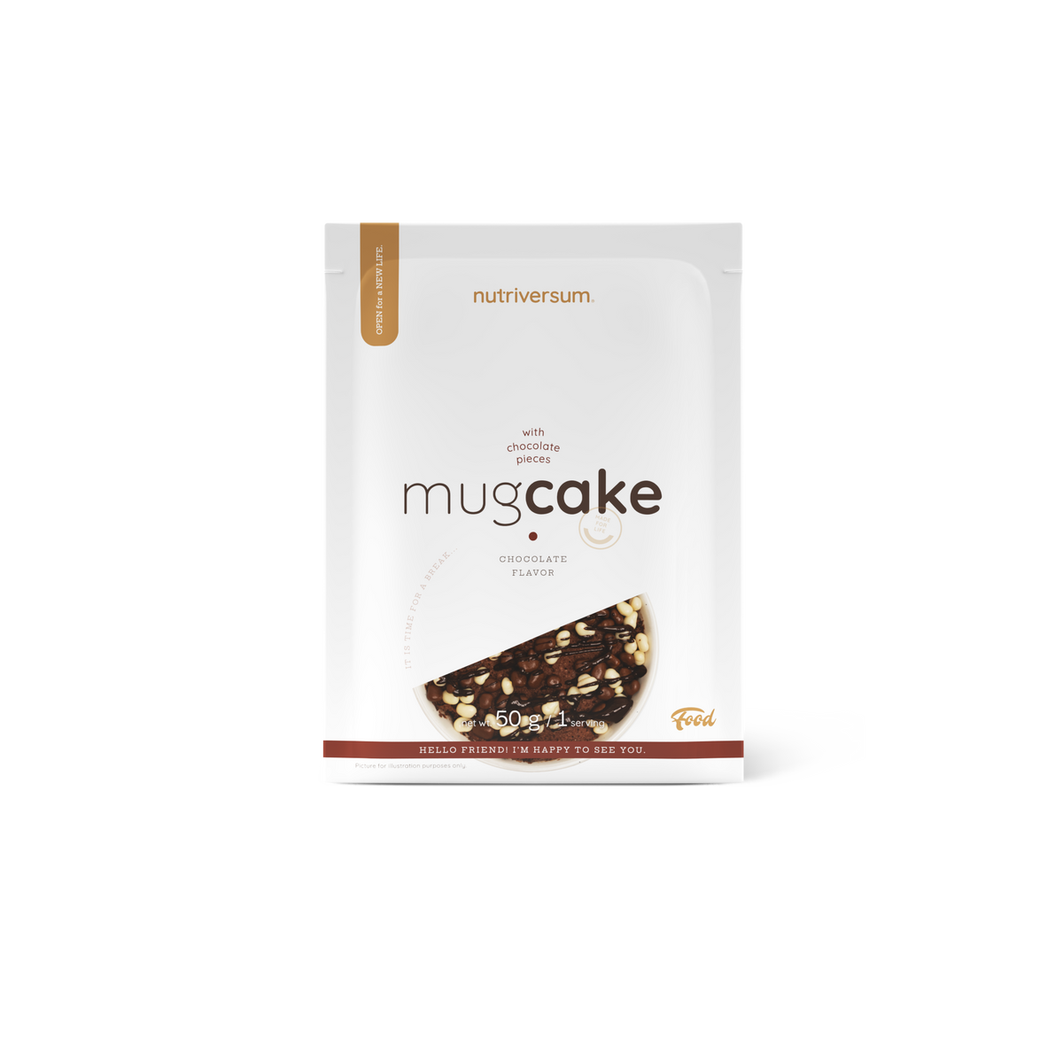 Nutriversum mugcake Protein-Tassenkuchen Schokolade