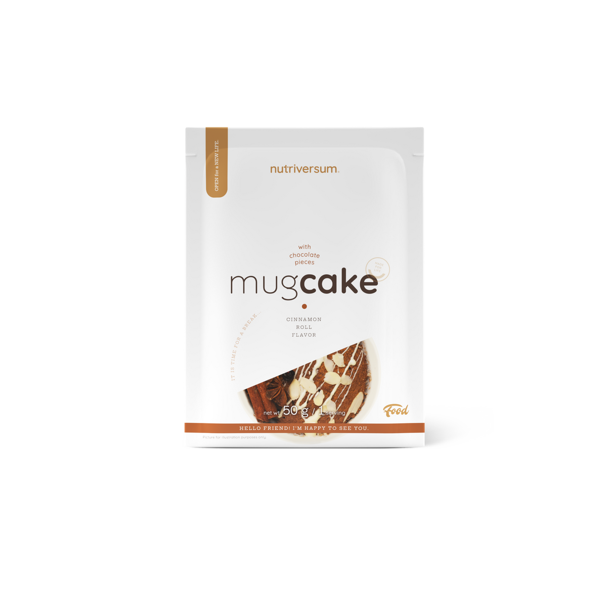 Nutriversum mugcake Protein-Tassenkuchen Cinnamonroll