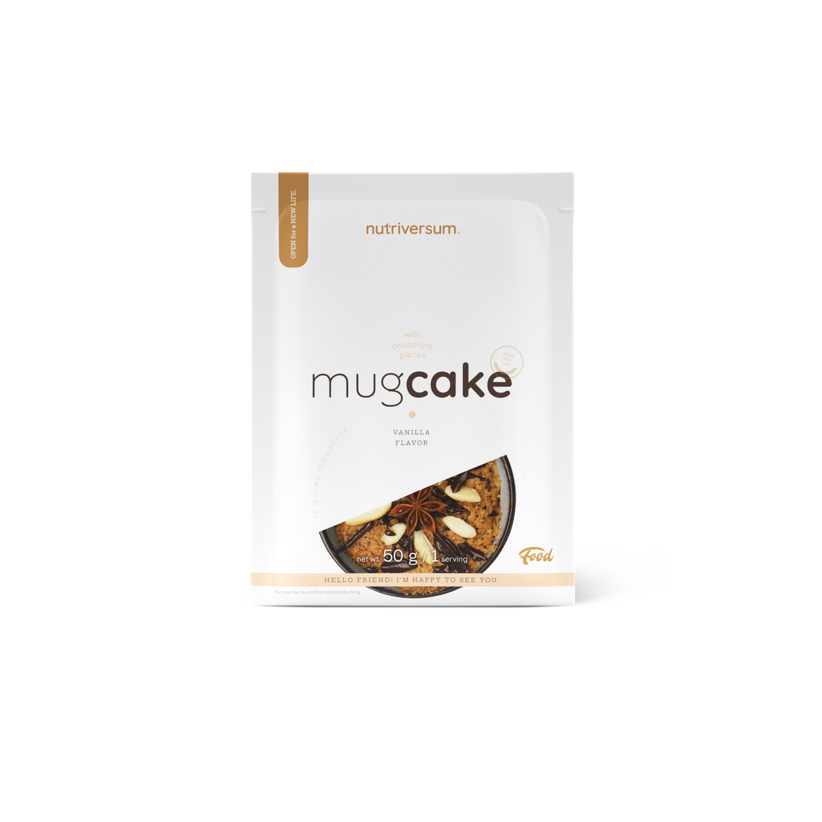 Nutriversum mugcake Protein-Tassenkuchen Vanille