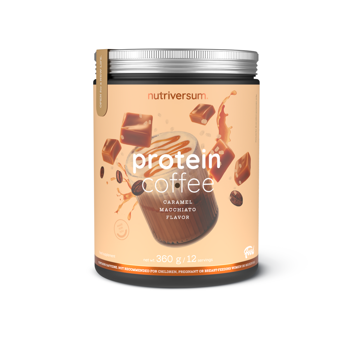 Nutriversum Protein Kaffee Caramel Macchiato Flow 360gr