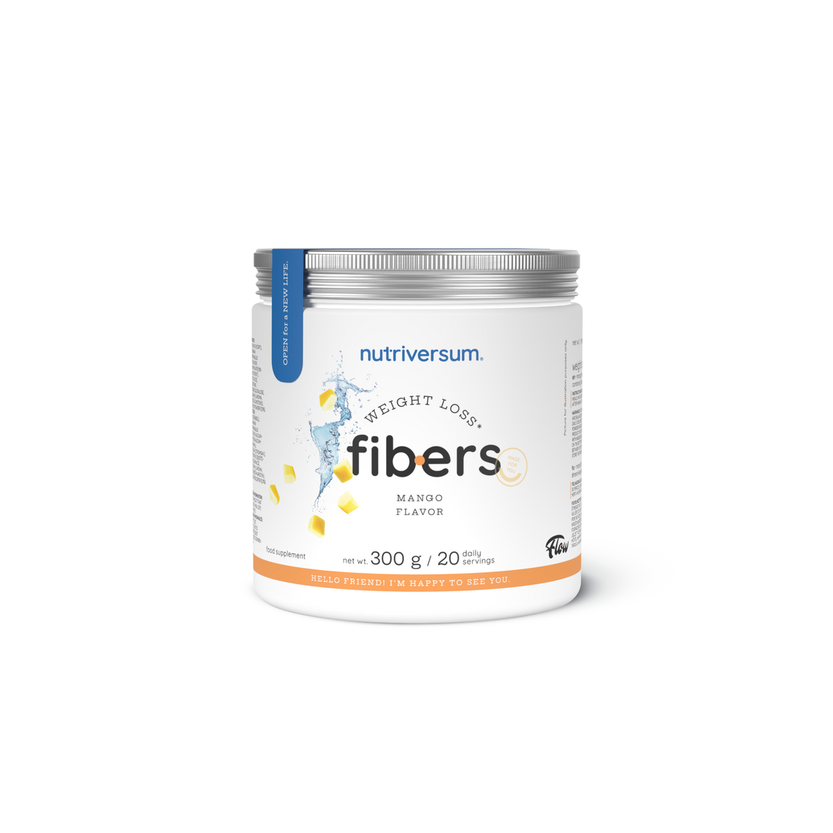 Nutriversum Weight Loss Fibers Flow 300gr Mango