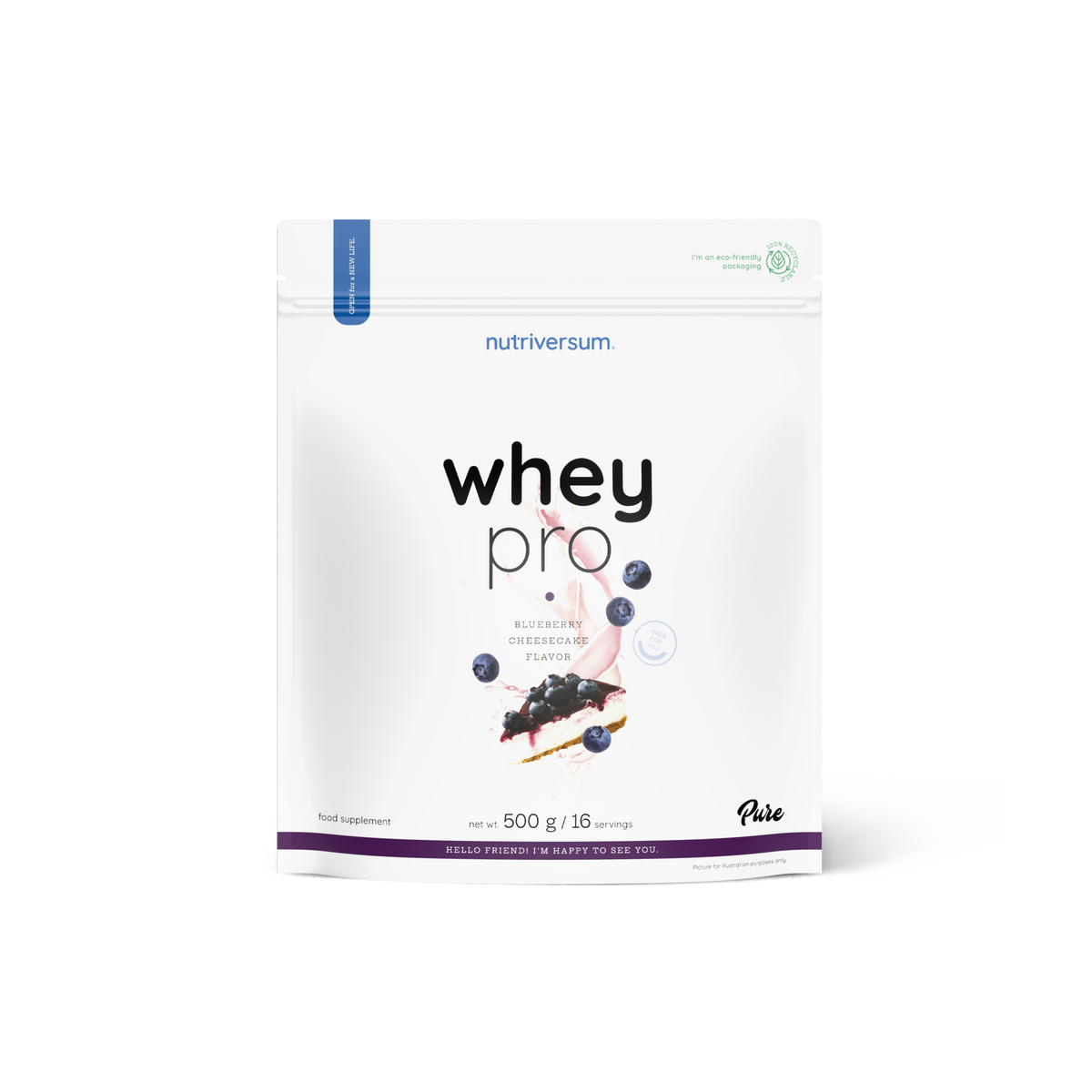 Nutriversum Whey Pro Pure Proteinpulver 500gr, 1000gr