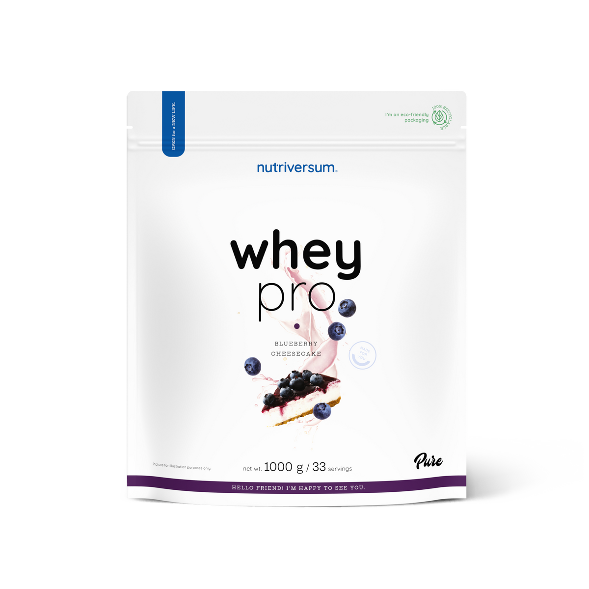 Nutriversum Whey Pro Pure Proteinpulver 500gr, 1000gr