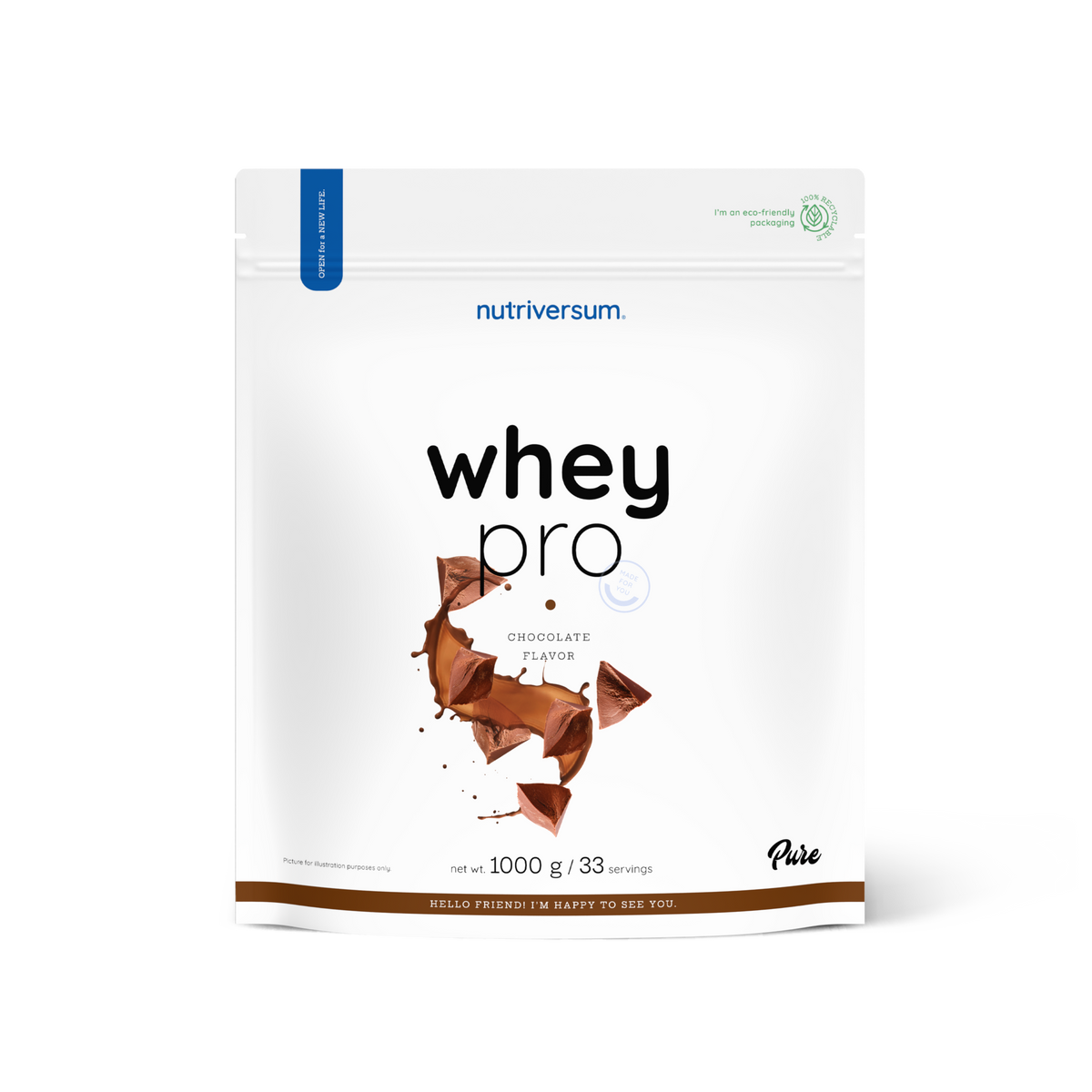 Nutriversum Whey Pro Pure Proteinpulver 500gr, 1000gr