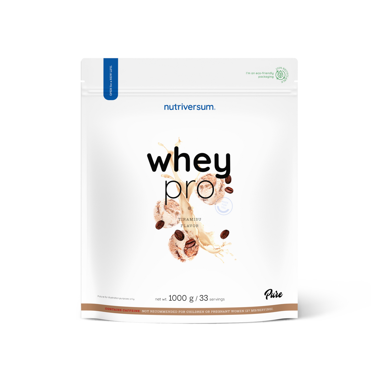 Nutriversum Whey Pro Pure Proteinpulver 500gr, 1000gr